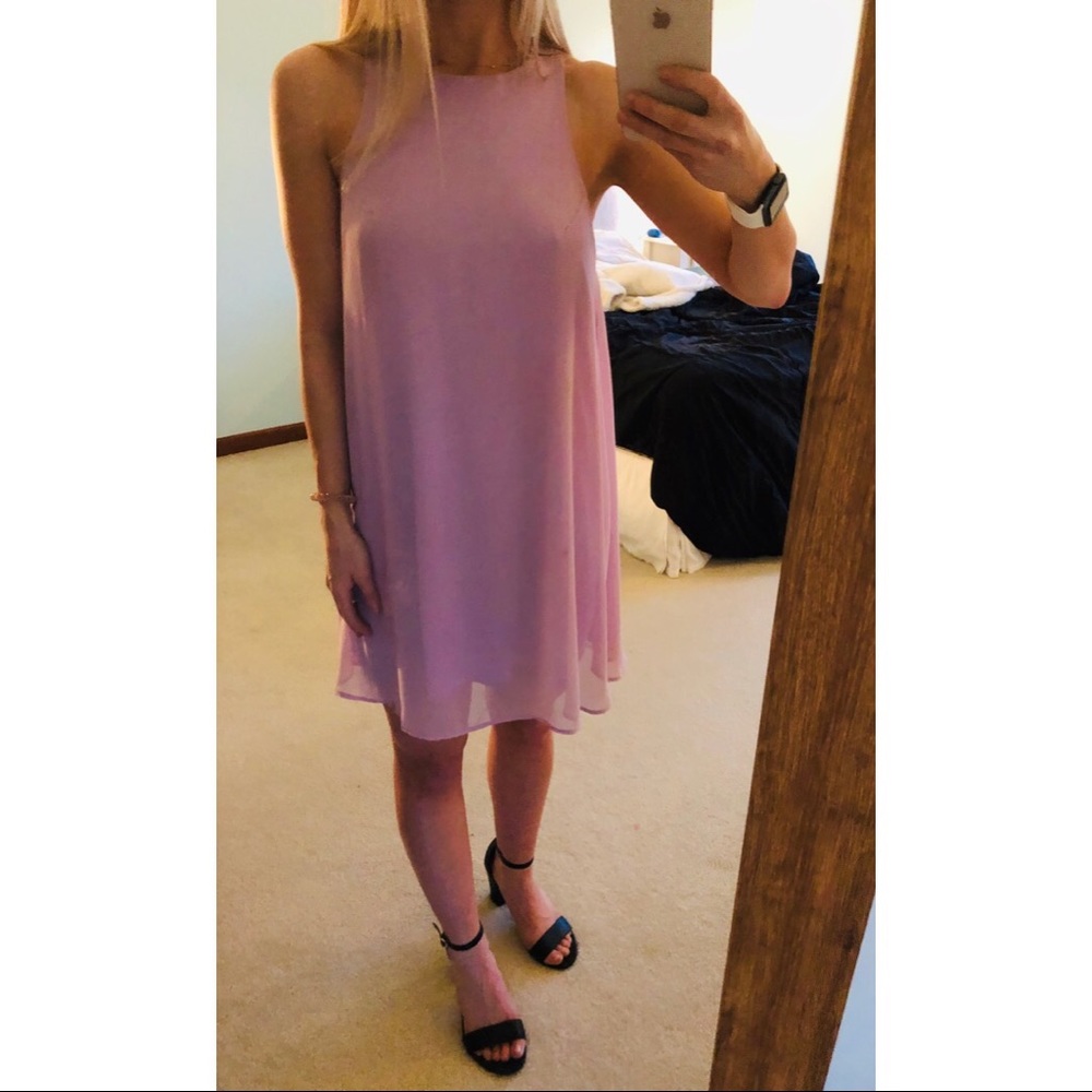 Tobi High Neck Swing Dress